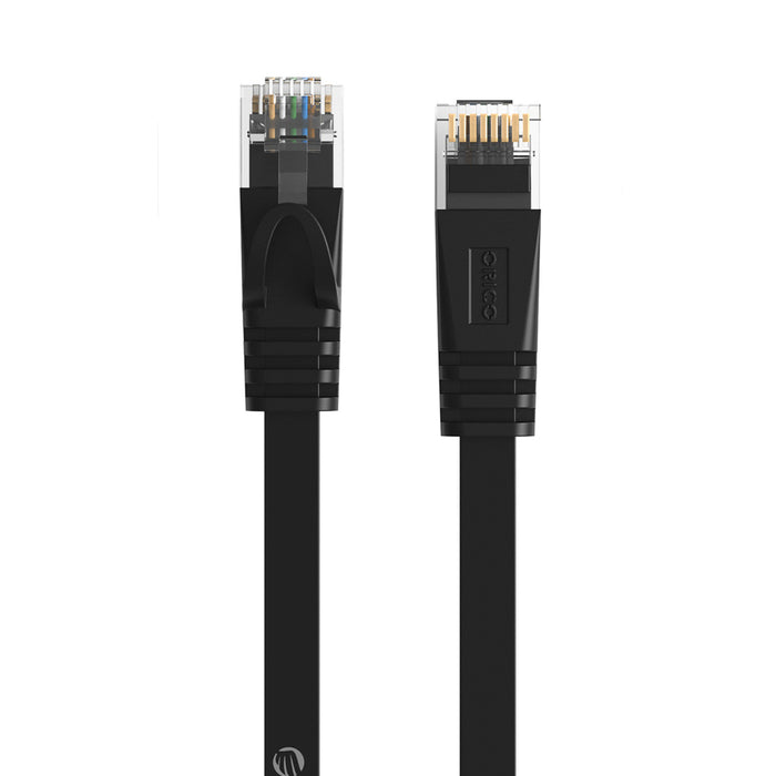 Orico PUG-C7B CAT7 10Gbps RJ45 Ethernet Network Cable Internet LAN Flat 3m - Black