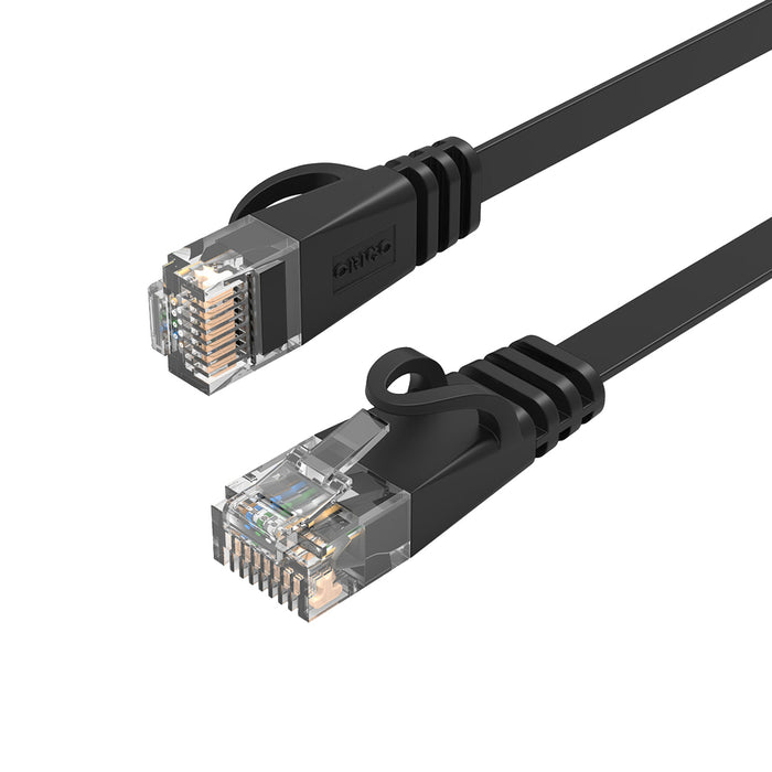 Orico PUG-C7B CAT7 10Gbps RJ45 Ethernet Network Cable Internet LAN Flat 20m - Black