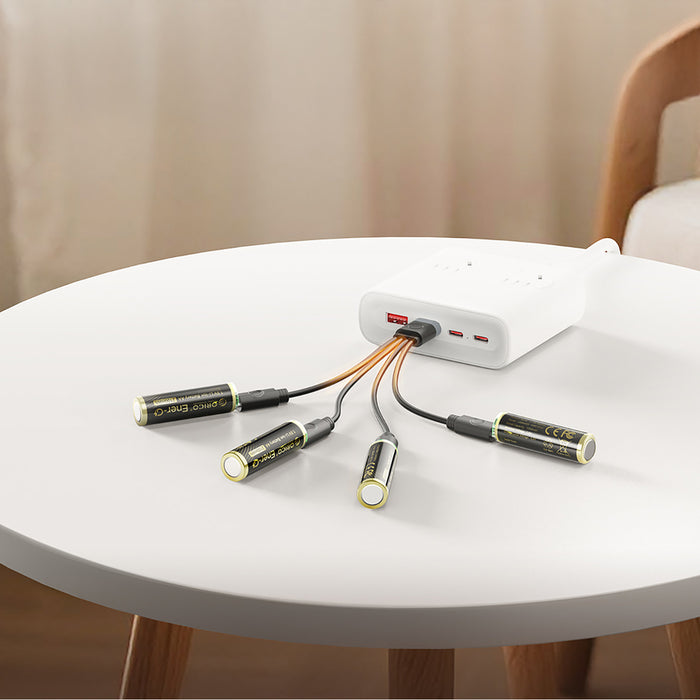 Orico Ener-G EG5C Lithium Battery 1.5V 2100mWh AA USB-C Rechargeable Battery with Charging Cable 2 pcs.