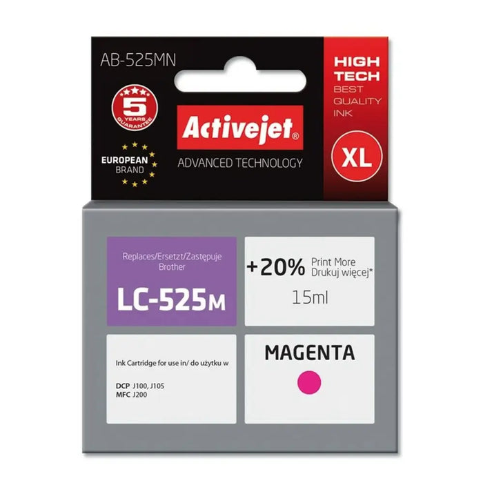 Original Ink Cartridge Activejet AB-525MN Magenta - Оригинални Касети с Мастило<<<Електроника Периферни и резервни
