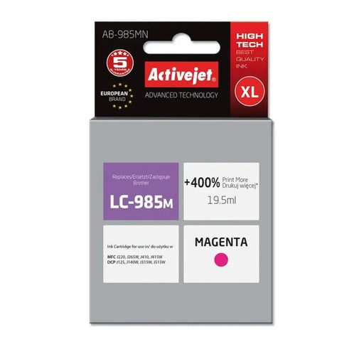 Original Ink Cartridge Activejet AB-985MN Magenta - Оригинални Касети с Мастило<<<Електроника Периферни и резервни