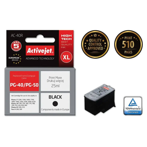 Original Ink Cartridge Activejet AC-40R Black - Оригинални Касети с Мастило<<<Електроника Периферни и резервни