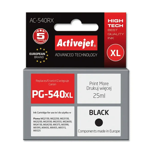 Original Ink Cartridge Activejet AC-540RX Black - Оригинални Касети с Мастило<<<Електроника Периферни и резервни