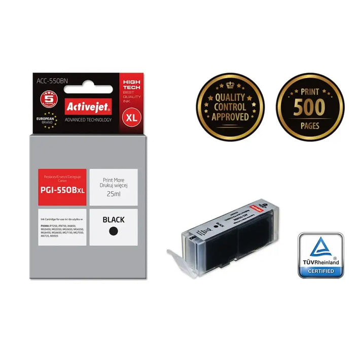 Original Ink Cartridge Activejet ACC-550BN Black - Оригинални Касети с Мастило<<<Електроника Периферни и резервни