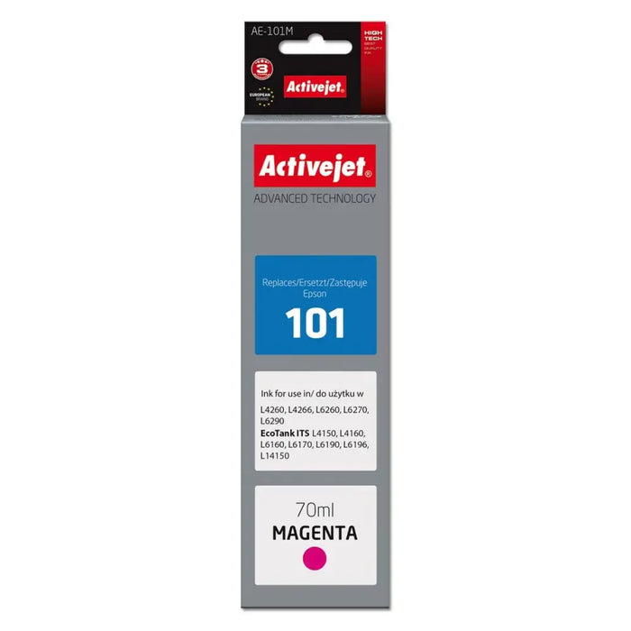Original Ink Cartridge Activejet AE-101M Magenta - Оригинални Касети с Мастило<<<Електроника Периферни и резервни