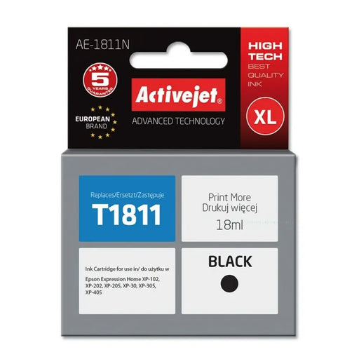 Original Ink Cartridge Activejet AE-1811N Black - Оригинални Касети с Мастило<<<Електроника Периферни и резервни