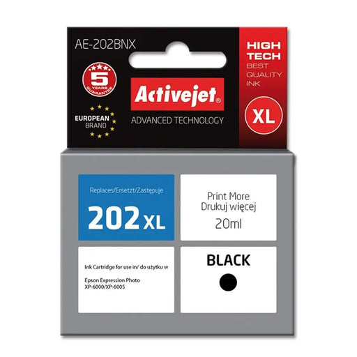 Original Ink Cartridge Activejet AE-202BNX Black - Оригинални Касети с Мастило<<<Електроника Периферни и резервни