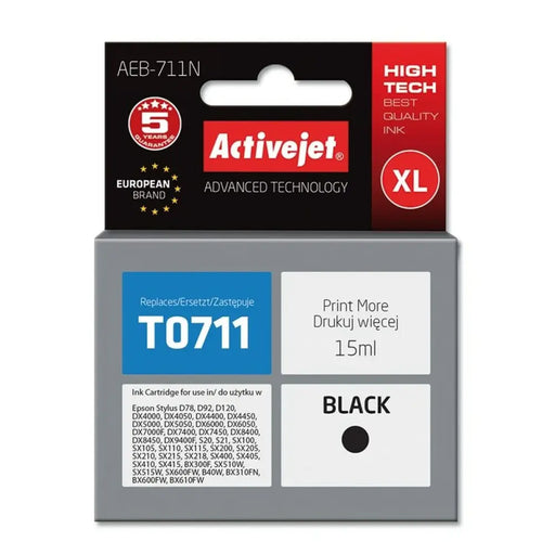 Original Ink Cartridge Activejet AE-554N Black - Оригинални Касети с Мастило<<<Електроника Периферни и резервни