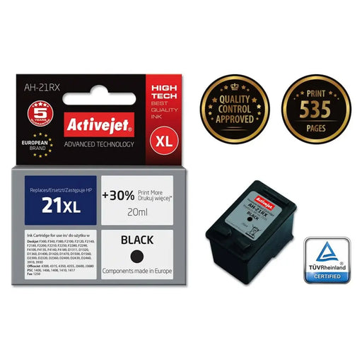 Original Ink Cartridge Activejet AH-21RX Black - Оригинални Касети с Мастило<<<Електроника Периферни и резервни