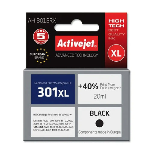 Original Ink Cartridge Activejet AH-301BRX Black - Оригинални Касети с Мастило<<<Електроника Периферни и резервни