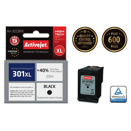 Original Ink Cartridge Activejet AH-301BRX Black - Оригинални Касети с Мастило<<<Електроника Периферни и резервни