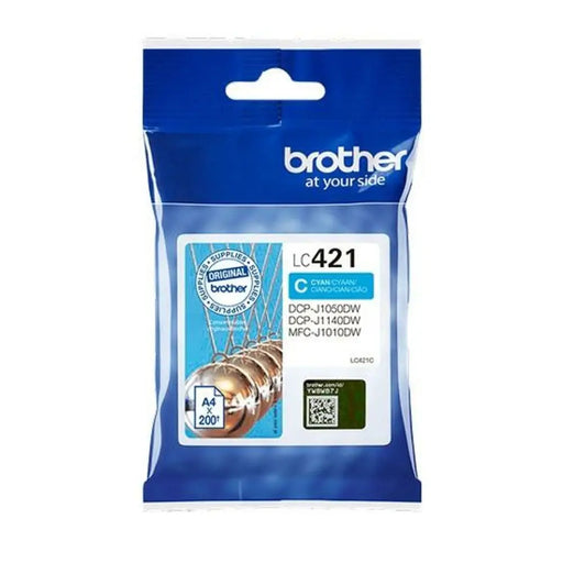 Original Ink Cartridge Brother LC421 Cyan (5 Units) - Електроника Периферни и резервни части<<<Компютри|
