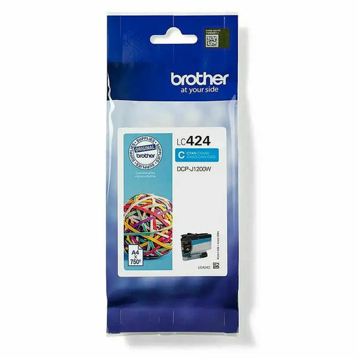 Original Ink Cartridge Brother LC424C Cyan - Електроника Периферни и резервни части<<<Компютри|