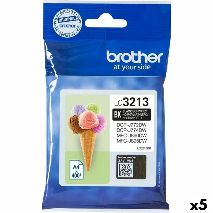 Original Ink Cartridge Brother MFCJ890DW MFCJ895DW Black (5 Units) - Електроника Периферни и резервни части<<<Компютри|