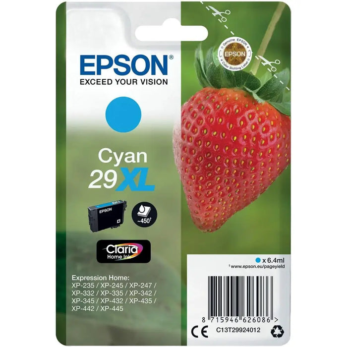 Original Ink Cartridge Epson 29 XL Cyan (10 Units) - Електроника Периферни и резервни части<<<Компютри|