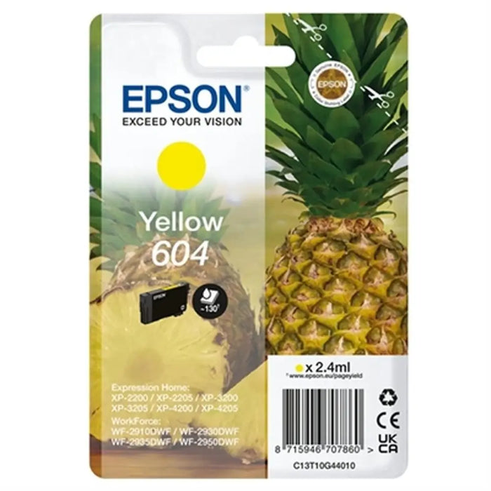 Original Ink Cartridge Epson 604 Yellow - Електроника Периферни и резервни части<<<Компютри|