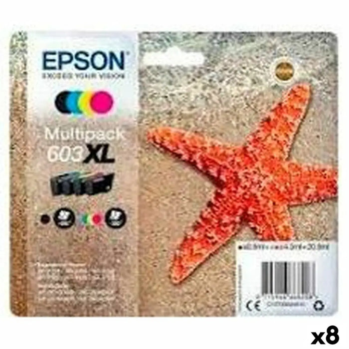Original Ink Cartridge Epson Black/Cyan/Magenta/Yellow (8 Units) (1 Unit) - Електроника Периферни и резервни