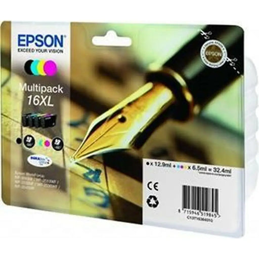 Original Ink Cartridge Epson DURABRITE ULTRA INK - Nº16XL Black/Cyan/Magenta/Yellow (8 Units) - Електроника Периферни и