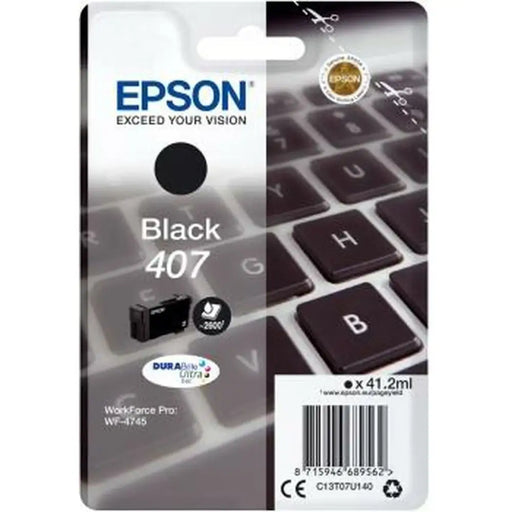 Original Ink Cartridge Epson Nº 407 Black (5 Units) - Електроника Периферни и резервни части<<<Компютри|