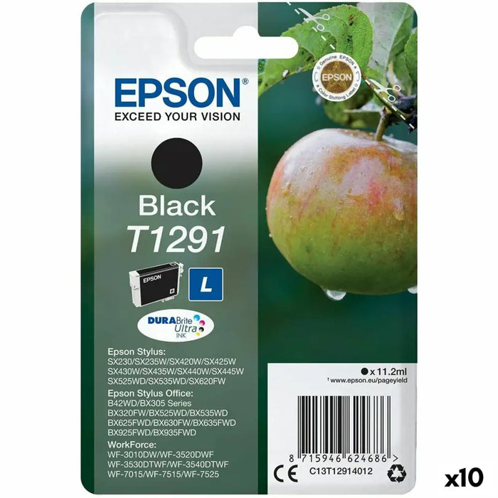 Original Ink Cartridge Epson SX 235W/420W/425W/BX305F/320FW Black (10 Units) - Електроника Периферни и резервни