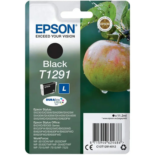 Original Ink Cartridge Epson SX 235W/420W/425W/BX305F/320FW Black (10 Units) - Електроника Периферни и резервни