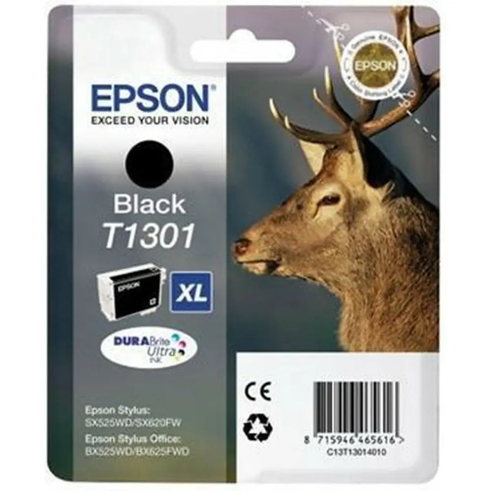 Original Ink Cartridge Epson SX525WD/620FW/ OFFICE B42WD/ 525WD/625FWD/925FWD Black (6 Units) - Електроника Периферни и