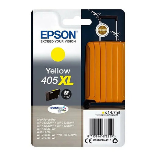 Original Ink Cartridge Epson WF-3820DWF 3825DWF 4820DWF 4825DWF 4830DWF WF-7830DTWF 7835DTWF 7840DTWF Yellow (8 Units)