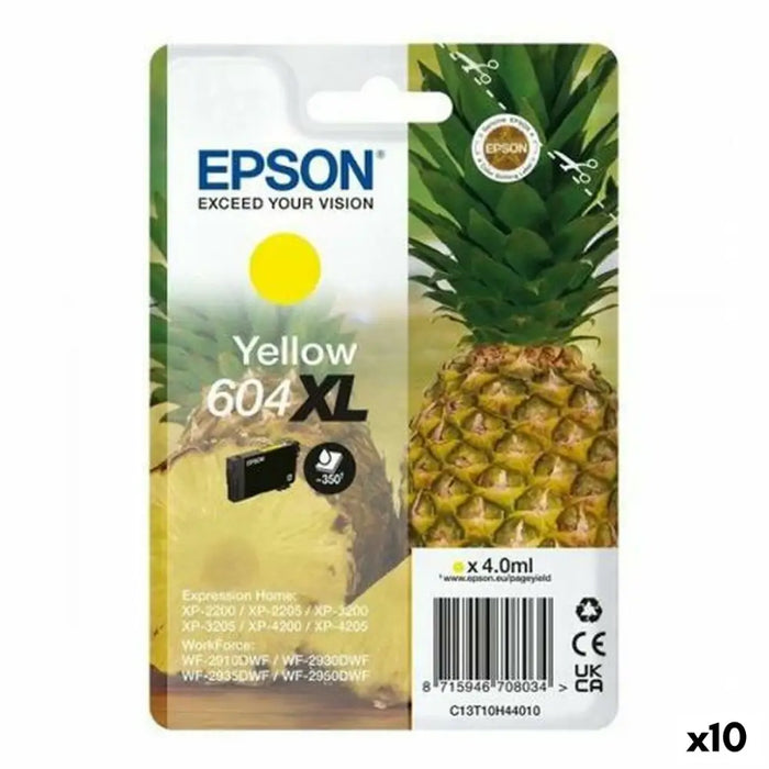 Original Ink Cartridge Epson XP-2200 WF-2910DWF Yellow (10 Units) - Електроника Периферни и резервни части<<<Компютри|