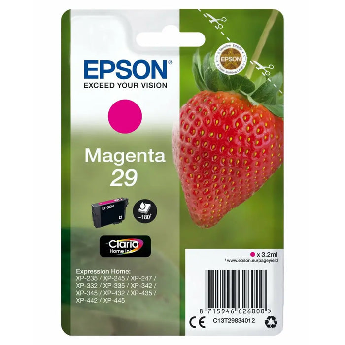 Original Ink Cartridge Epson XP 235 332 335 432 435 Magenta (10 Units) - Електроника Периферни и резервни