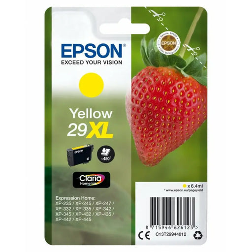 Original Ink Cartridge Epson XP 235 332 335 432 435 - Nº 29 XL Yellow (10 Units) - Електроника Периферни и резервни