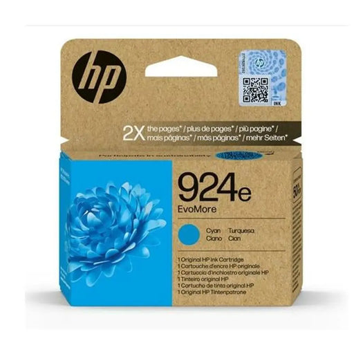 Original Ink Cartridge HP 00P OFFICEJET PRO 8120 8130 SERIES - 924E Cyan - Електроника Периферни и резервни