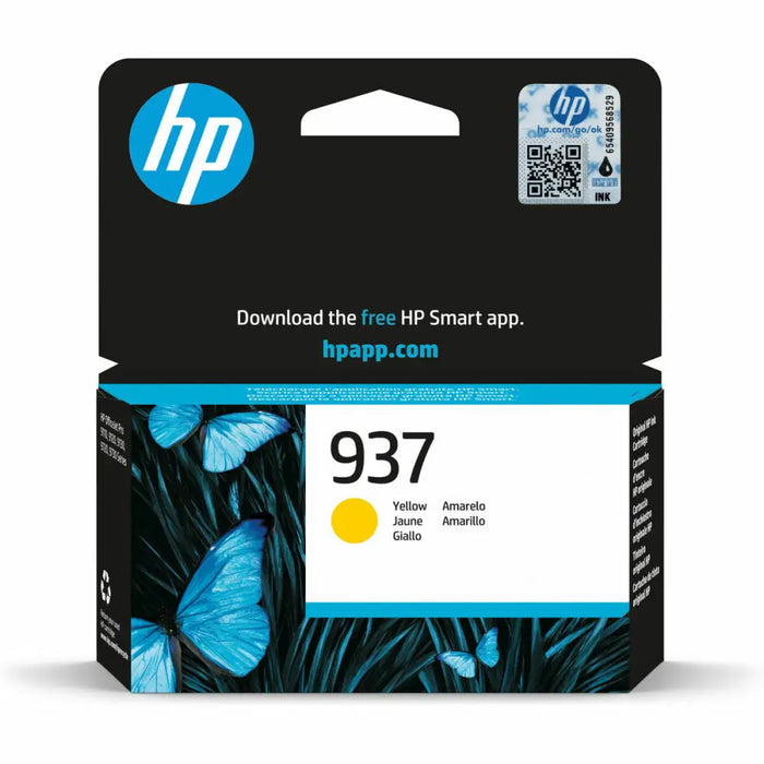 Original Ink Cartridge HP 4S6W4N Yellow - Електроника Периферни и резервни части<<<Компютри|