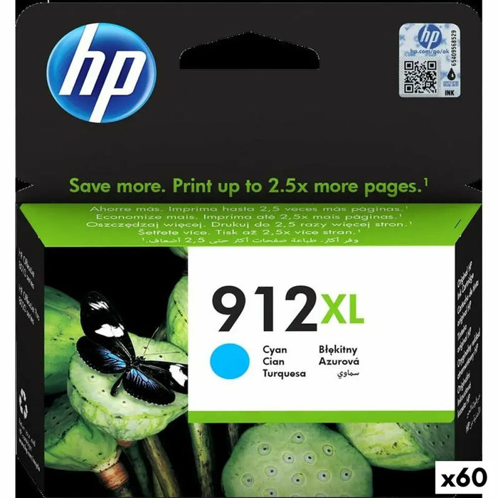 Original Ink Cartridge HP 912XL Cyan (60 Units) - Електроника Периферни и резервни части<<<Компютри|