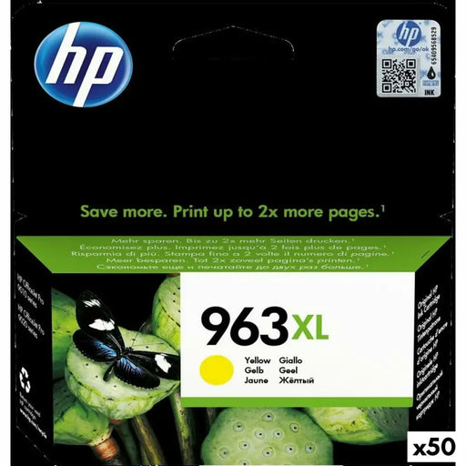 Original Ink Cartridge HP 963XL Yellow (50 Units) - Електроника Периферни и резервни части<<<Компютри|