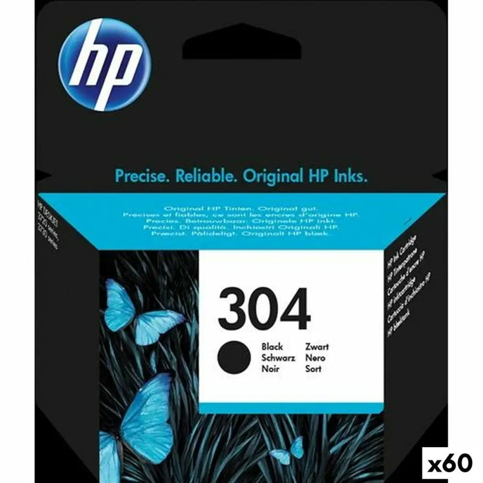 Original Ink Cartridge HP DESKJET 3720 - Nº304 Black (60 Units) - Електроника Периферни и резервни части<<<Компютри|