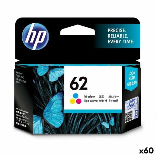 Original Ink Cartridge HP ENVY 5640 - Nº62 Tricolour (60 Units) - Електроника Периферни и резервни части<<<Компютри|