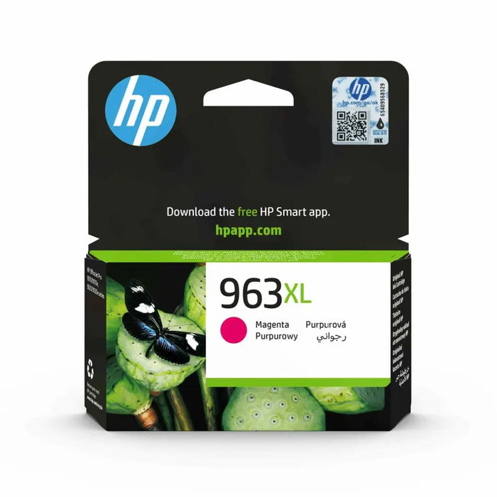 Original Ink Cartridge HP OfficeJet Pro 9010,9012,9014,9015,9016,9019,9020,9022,9025 - Nº 963XL Magenta (50 Units)