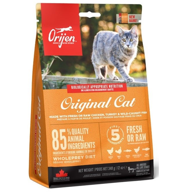 Orijen Cat & Kitten cats dry food Chicken, Fish, Turkey 340 g