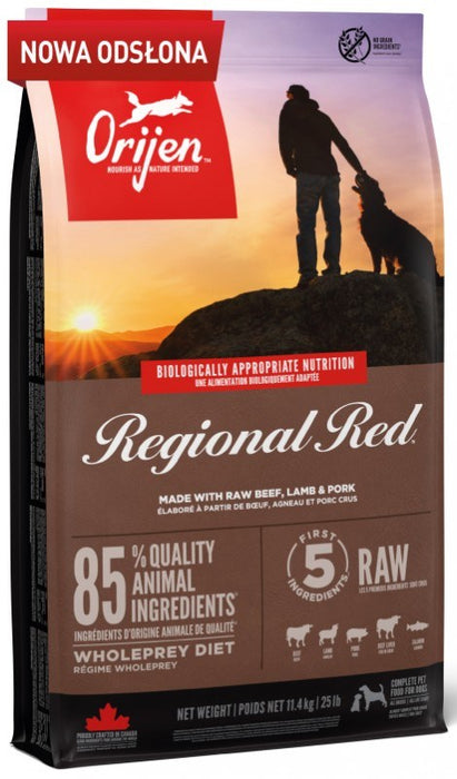 ORIJEN Regional Red - dry dog food - 11,4kg
