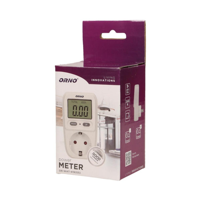 ORNO LCD DISPLAY WATT METER