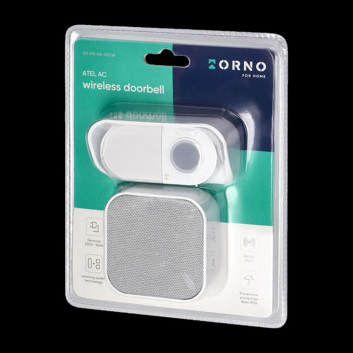 ATEL AC 150M WIRELESS BELL ORNO WHITE