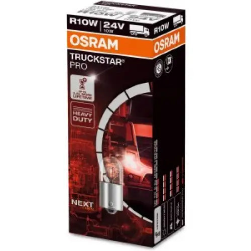OSRAM TRUCKSTAR PRO AUX R10W 24V CARTON BOX 10 PCS - АВТОАКСЕСОАРИ<<<MaxCar