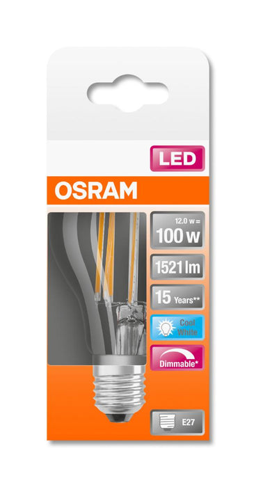 LED LAMP CLA100FIL 4000K E27 DIM.1521LM