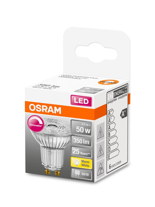 LED LAMP SPOT 2700K GU10 SMOKE. 350LM