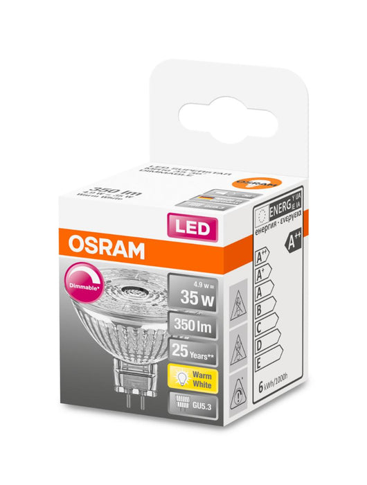 LED LAMP SPOT 2700K GU5,3 DIM. 350LM