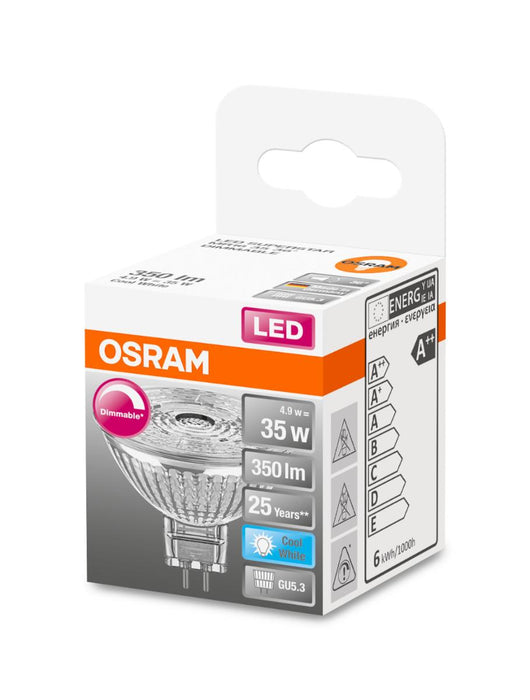 LED LAMP SPOT 4000K GU5,3 DIM. 350LM