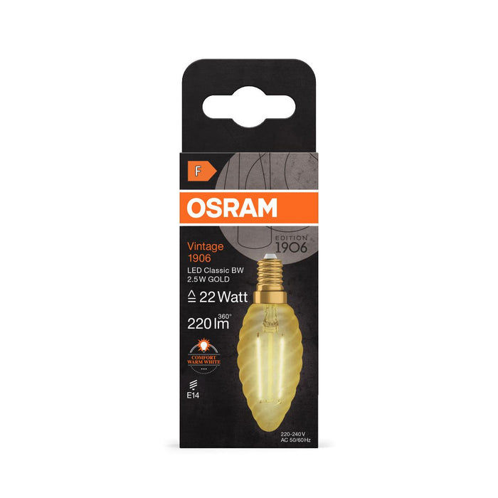LED LAMP VINTAGE CONE GOLD22 E14