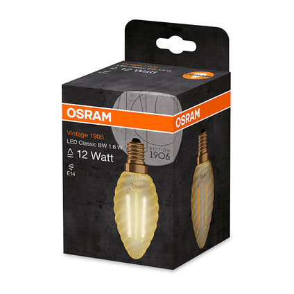 LED BULB VINTAGE E14 1.4W BW13 OSRAM