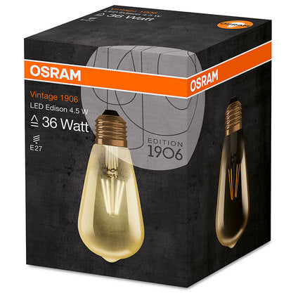 LED BULB EDISON OSRAM E27 4.5W VINTAGE