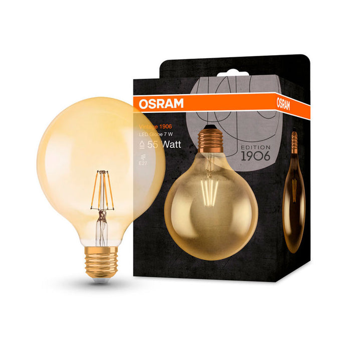 LED BULB E27 6.5W VINTAGE GLOBE125 GOLD OSRAM